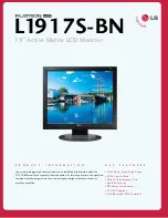 LG Flatron L1917S Specifications предпросмотр