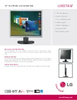 LG FLATRON L1933TR Specifications предпросмотр