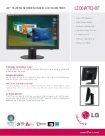 LG Flatron L206WTQ Specifications предпросмотр