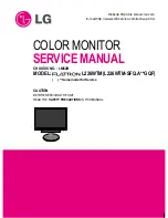 LG Flatron L226WTM-SFQ.A**GQF Service Manual предпросмотр