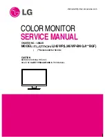 Preview for 1 page of LG Flatron L245WP Service Manual