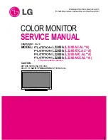 LG Flatron L3200A Service Manual предпросмотр