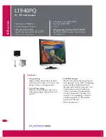 Предварительный просмотр 9 страницы LG Flatron L3200TF Brochure & Specs