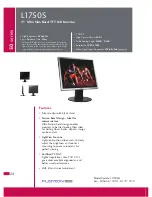 Предварительный просмотр 27 страницы LG Flatron L3200TF Brochure & Specs