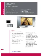 Предварительный просмотр 49 страницы LG Flatron L3200TF Brochure & Specs