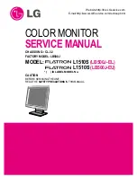 LG Flatron LB500J-EL Service Manual preview