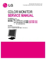 Preview for 1 page of LG Flatron LB700K Service Manual