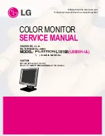 LG FLATRON LB800H-UL Service Manual предпросмотр