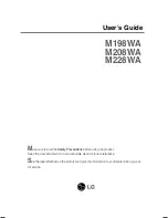 LG Flatron M198WA User Manual preview