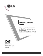 Предварительный просмотр 1 страницы LG Flatron M2794DP Owner'S Manual