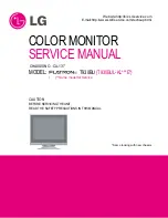 LG FLATRON T930BU Service Manual предпросмотр