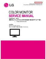 Preview for 1 page of LG FLATRON W1941S(W1941S-PFT.A***QF) Service Manual