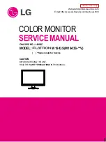 LG Flatron W1943S Service Manual preview