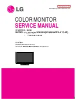 LG Flatron W2600H Service Manual preview