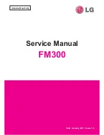 Preview for 1 page of LG FM300 Service Manual