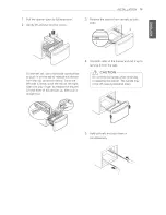 Предварительный просмотр 19 страницы LG French Door Refrigerator Owner'S Manual