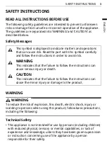 Preview for 3 page of LG FV1411S4PN Owner'S Manual