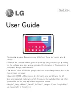 Предварительный просмотр 121 страницы LG G Pad 10.1 V700 User Manual