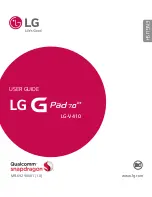 LG G Pad 7.0 V-410 User Manual preview