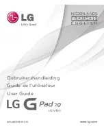 Предварительный просмотр 1 страницы LG G Pad 7.0 V400 User Manual