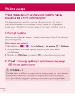 Предварительный просмотр 20 страницы LG G Pad 8.0 4G -V490 User Manual