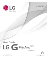 LG G Pad 8.0 V480 User Manual preview