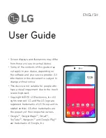 Preview for 3 page of LG G Pad 8.0 V480 User Manual