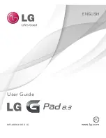 LG G Pad 8.3 User Manual preview