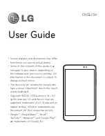 Preview for 3 page of LG G Pad 8.3 User Manual