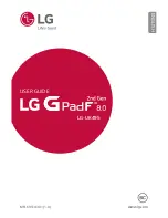 LG G Pad F 8.0 User Manual preview