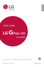 LG G Pad F2 8.0 User Manual предпросмотр