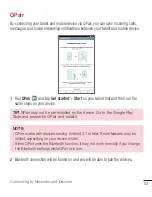 Предварительный просмотр 54 страницы LG G pad II 8.0 LTE -V497 User Manual