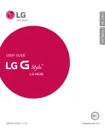 Preview for 1 page of LG G Stylo H636 User Manual