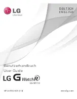 LG G Watch R User Manual предпросмотр