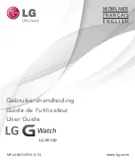 Предварительный просмотр 1 страницы LG G-Watch -W100 User Manual