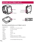Предварительный просмотр 8 страницы LG G-Watch -W100 User Manual