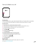 Предварительный просмотр 105 страницы LG G-Watch -W100 User Manual