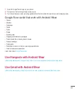 Предварительный просмотр 129 страницы LG G-Watch -W100 User Manual