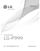 Preview for 1 page of LG G2x P999 User Manual