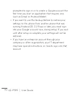 Preview for 40 page of LG G2x P999 User Manual