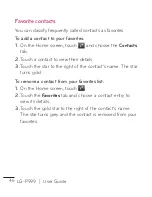Preview for 46 page of LG G2x P999 User Manual