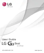 Preview for 1 page of LG G3 Beat D722J User Manual