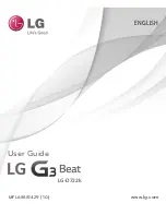 Preview for 1 page of LG G3 Beat D722K User Manual