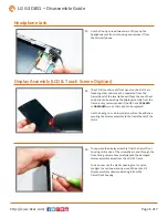 Preview for 6 page of LG G3 D851 Disassemble Manual