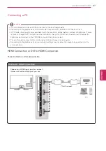 Предварительный просмотр 27 страницы LG G3 series Owner'S Manual