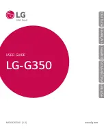 LG G350 User Manual preview