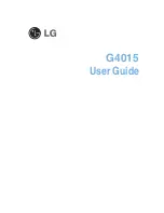 Preview for 6 page of LG G4015 -  Cell Phone User Manual