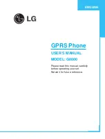 Preview for 118 page of LG G8000 User Manual