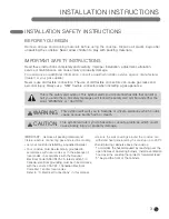 Preview for 3 page of LG Gas Cooktop Installation Instructions Manual