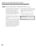 Preview for 4 page of LG Gas Cooktop Installation Instructions Manual